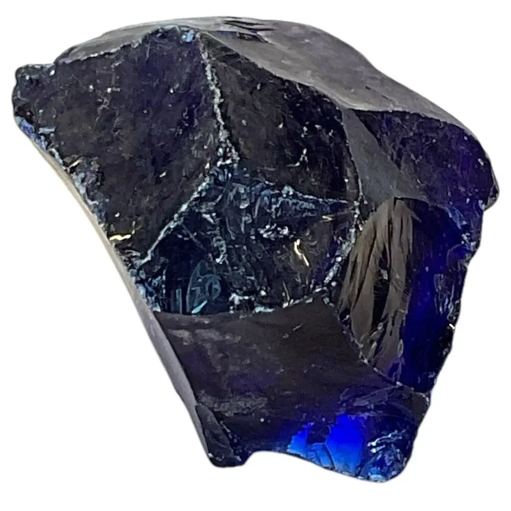 Cobalt Translucent Art Glass Cullet Slag Glass‎ #5XL31